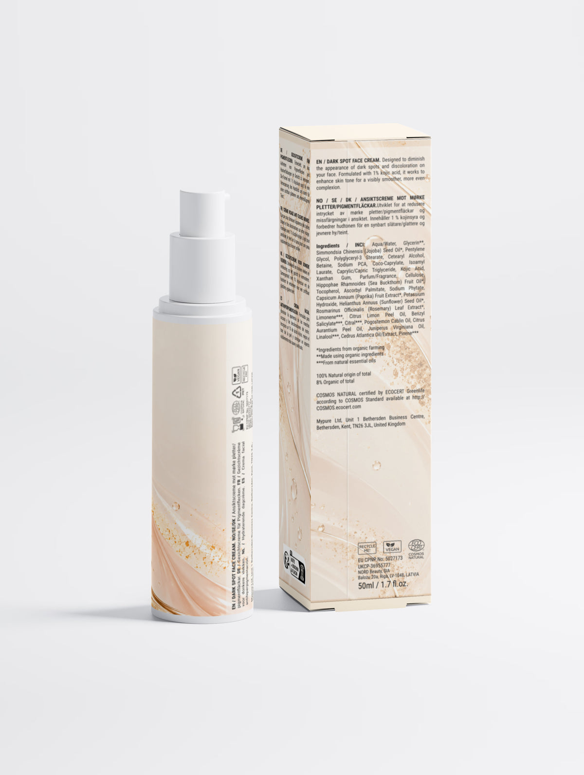 Dark Spot Face Cream with Kojic Acid